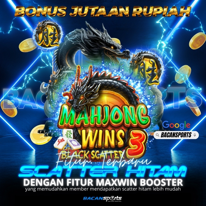 Bacansports | Login Scatter Hitam✈️ Situs Slot Mahjong Ways 1,2,3 Banjir Scatter Hitam